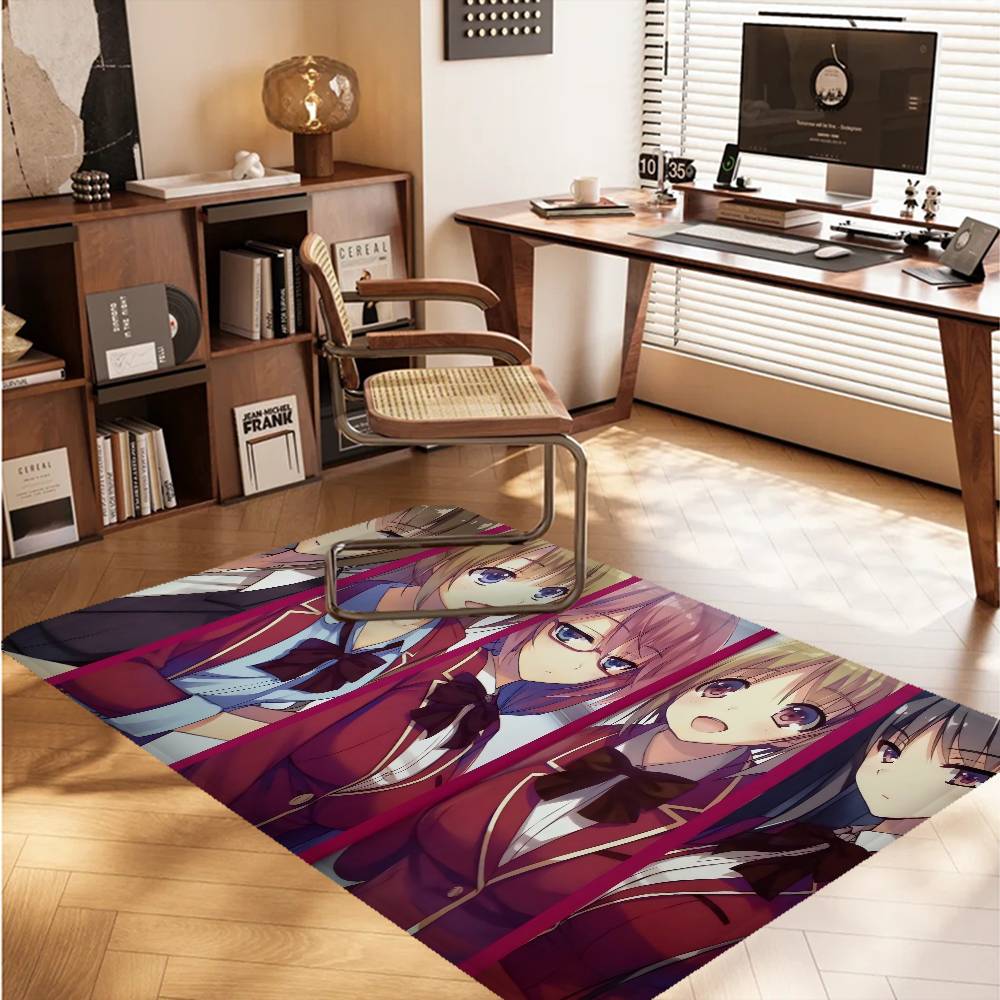 Anime Classroom of The Elite Entrance Door Mat Nordic Style Home Doormat Bathroom-Toilet Mats Bedroom Hotel Decor Mat