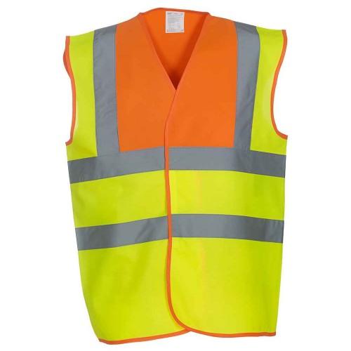 Yoko Unisex Adult 2 Band Hi-Vis Vest