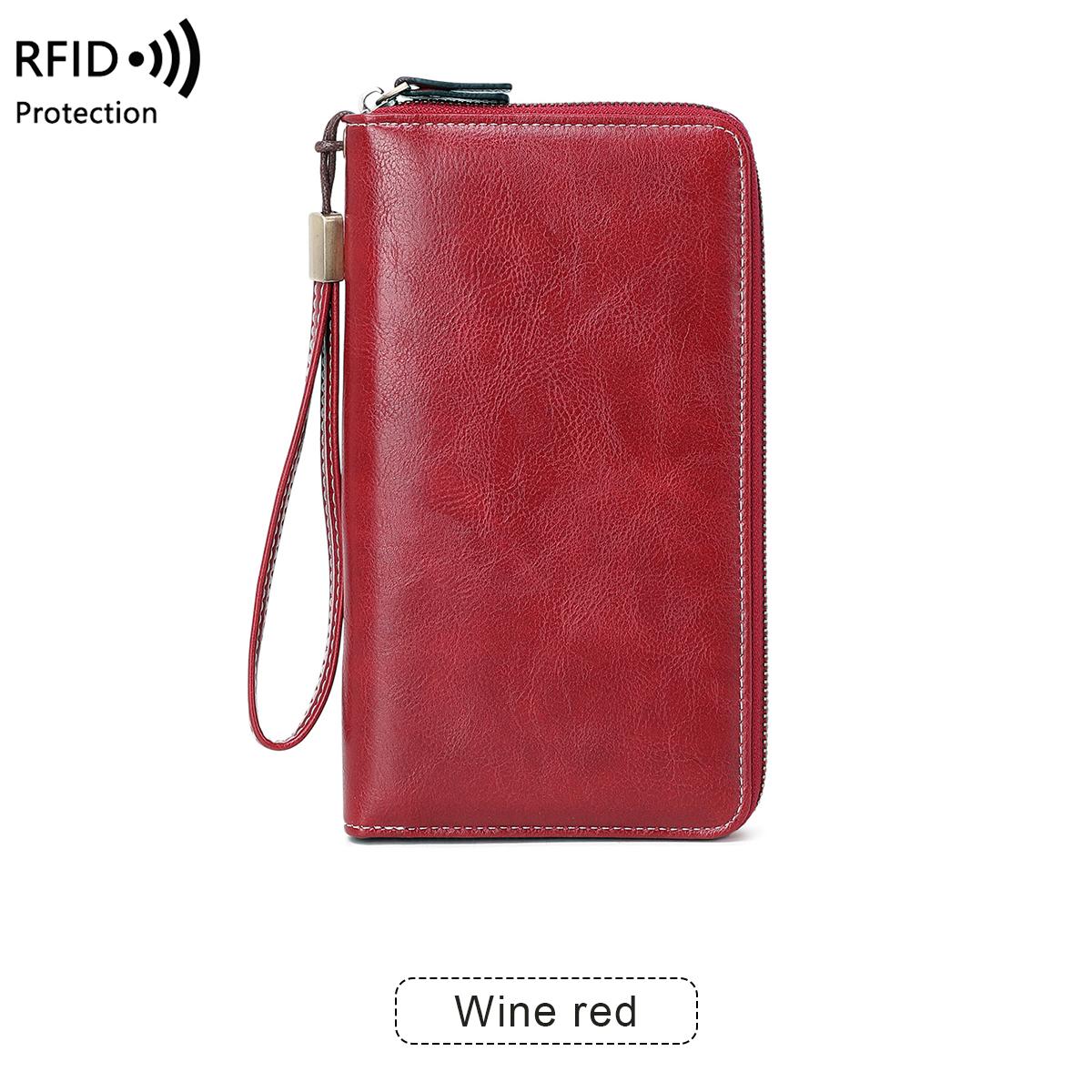Fashionable Women s Wallet Minimalist Large Capacity Long PU Leather  Card Seat Classic Women s Wallet Zipper Wallet