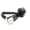 Pair Motorcycle 22mm 7/8" Handlebar Switch Horn Headlight Electric Start Button