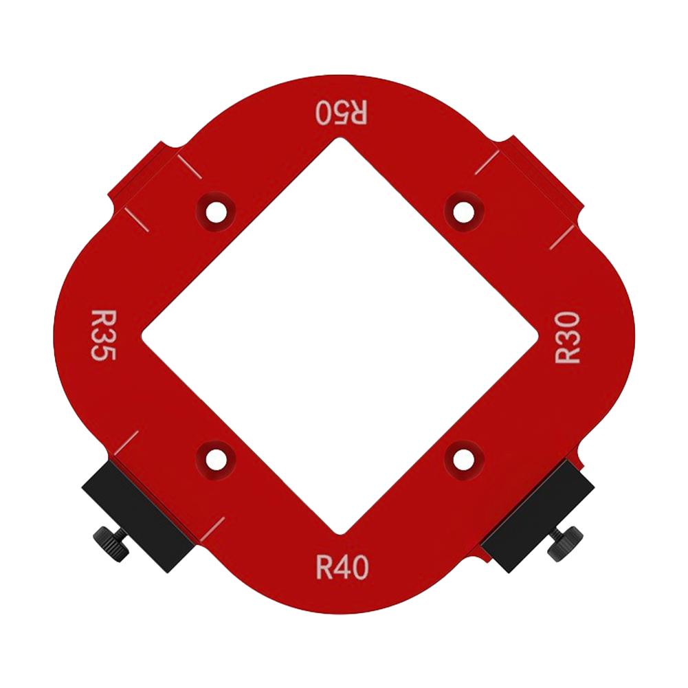 Woodworking Router Arcs Angle Positioning Template Corner Radius Routers R10-R50 Radius Jig Wood Milling Cutter Round R-corner