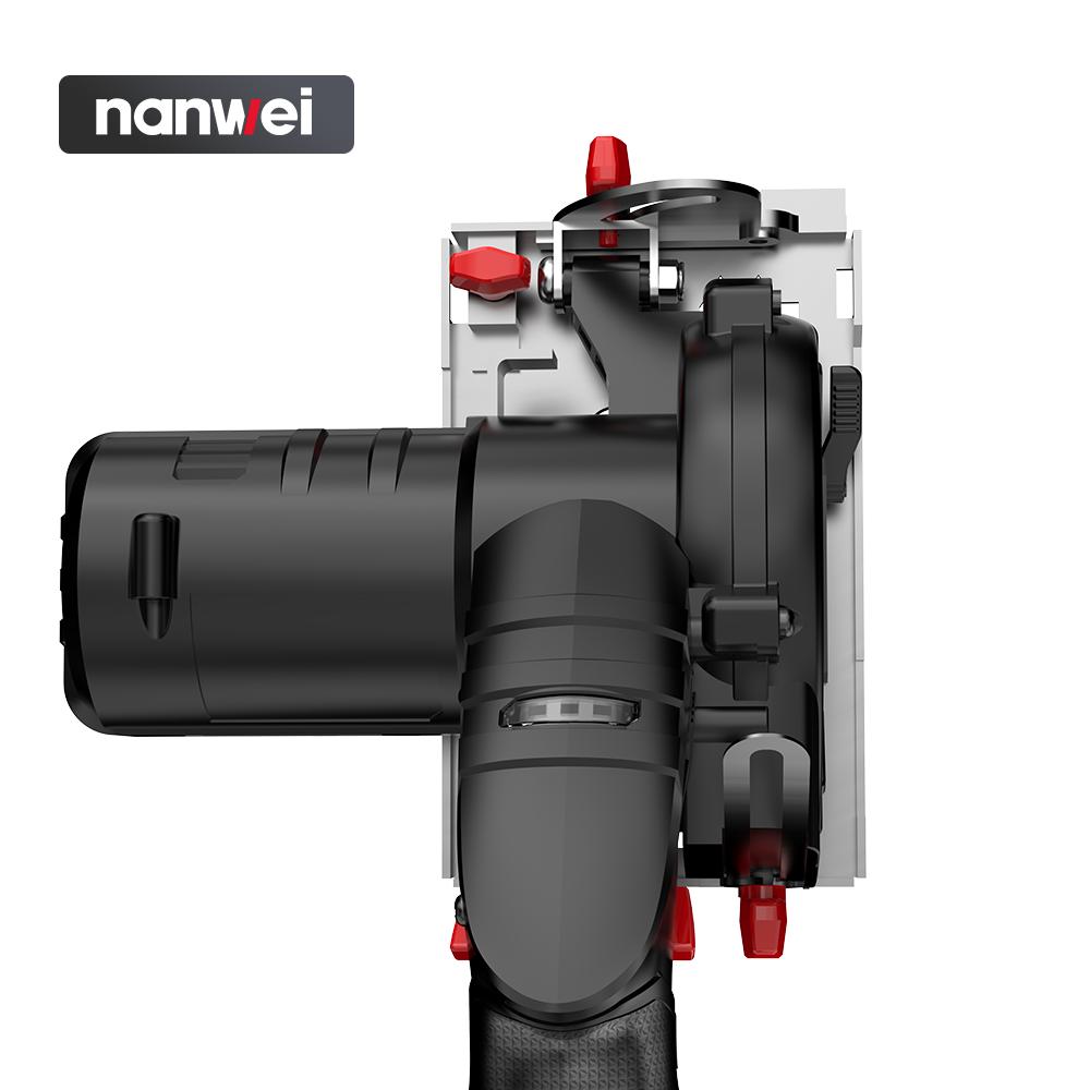 Fierăstrău circular electric de 85 mm NANWEI 1450 RPM Conector de încărcare 12V Tip C