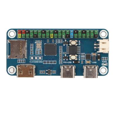 RP2040 Development Board for RasPi for PiZero Dual Core Processor DVI PIO USB Storage Card Holder