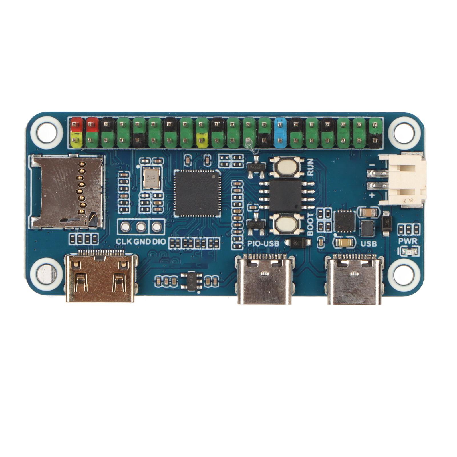 

RP2040 Development Board for RasPi for PiZero Dual Core Processor DVI PIO USB Storage Card Holder