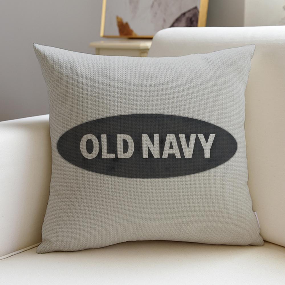 Fashionable Old NavyS Cushion Cover Breathable and Skinfriendly Linen Pillowcase Square Removable and Washable Cushion