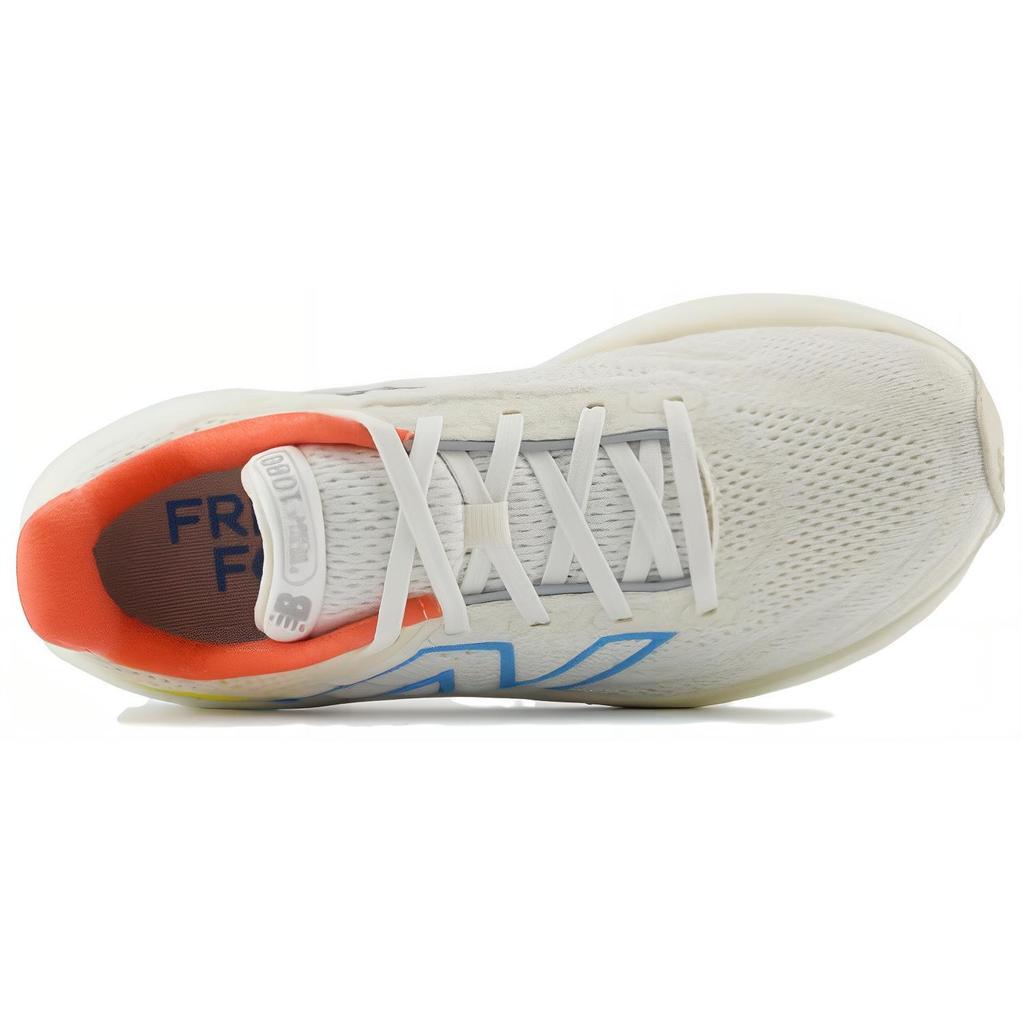 Nye New Balance Fresh Foam 1080 V13 Sko 'Hvit Oransje Blå' Dame W1080O13