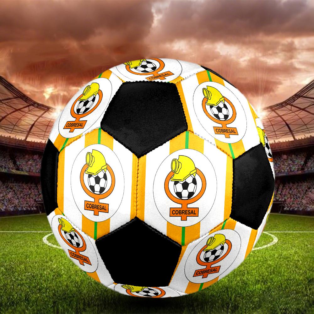 SIZE 5 Cobreloa Soccer Ball Colorful All Ages Machine Stitched PVC Competition Ready Durable High-Bounce