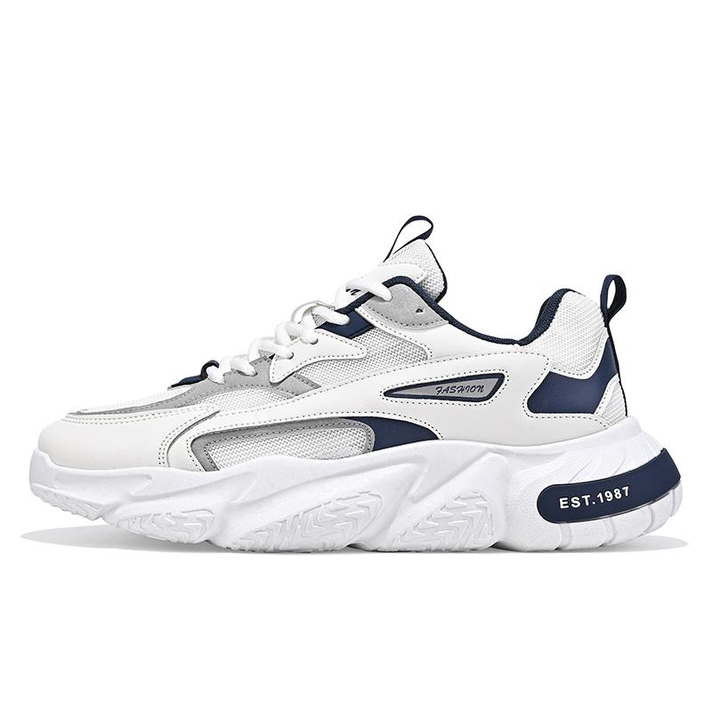 Fashion Thick Bottom Sneakers for Men Mesh Breathable Elevated Increase 2024 New Fashion Casual Simple All-match Men Shoes Summertime