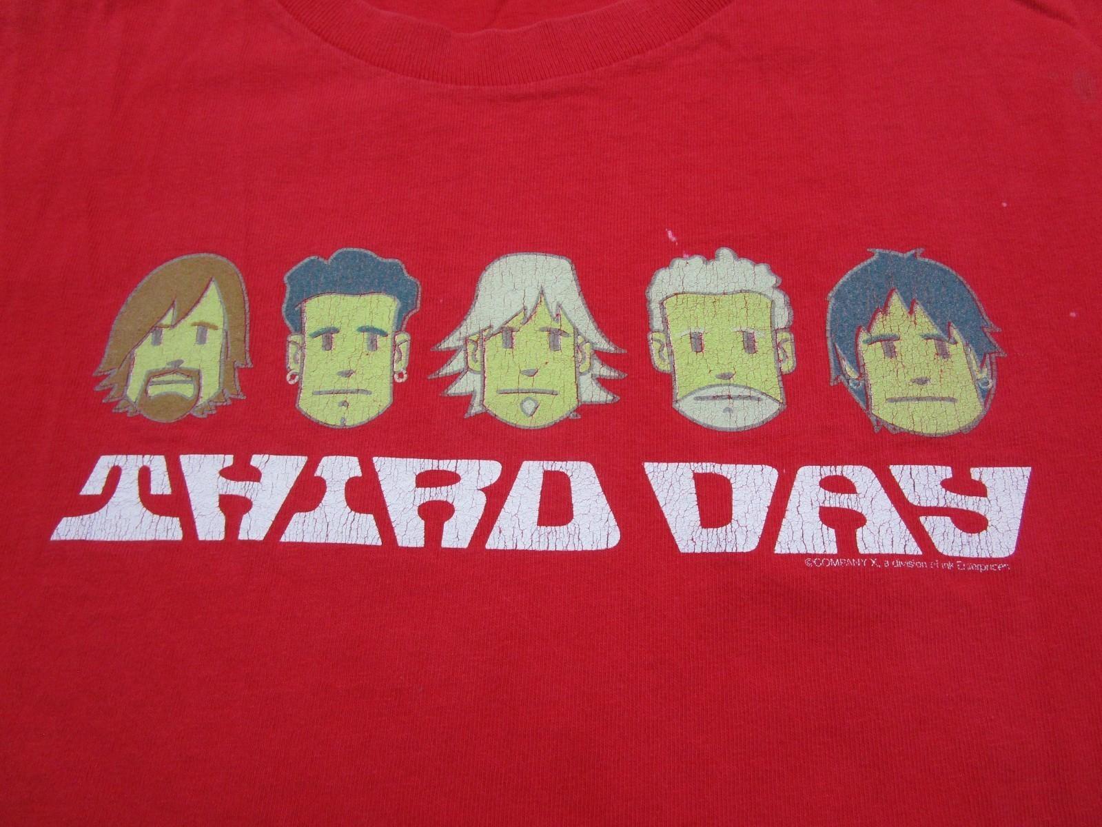 Third Day Member Band Cartoon Red Shirt Funny Unisex S-5XL EM1409 XXL