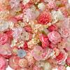 50/100Pcs Artificial Flower Head Assorted Color Size Realistic Reusable DIY Crafts Garland Wedding Bridal
