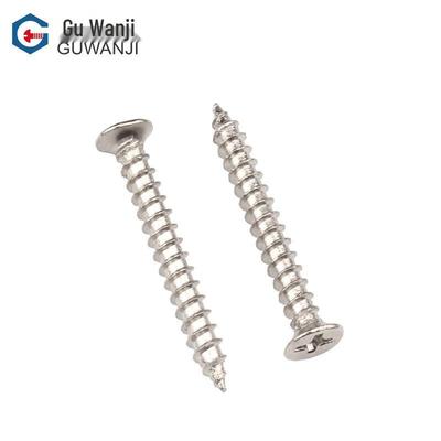 Kangle Nickel-Plated Phillips Flat Head Self-Tapping Wood Screws