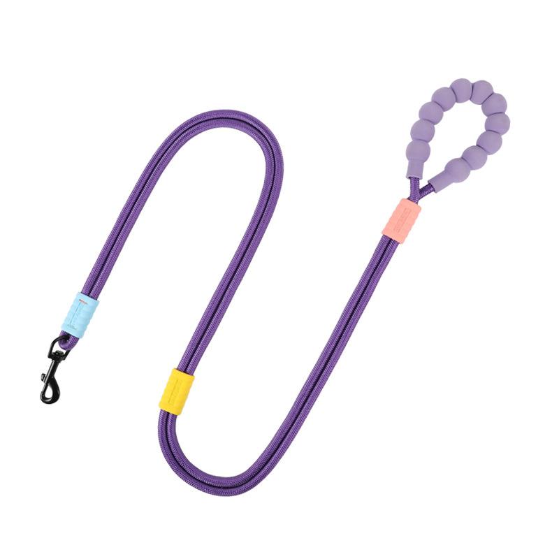 

Hand Free Dog Leash for Pet Walking Running Jogging Adjustable Dog leash Waist Belt Chest Strap Traction Rope Dog Accessories S 1.0X140CM фиолетовый