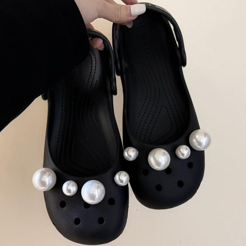 Original Shoe Charms Set Women Retro Ballet Shoes Corc Charms Pack  Flowing Ballet Shoe Decorations Diy Shoe Accessories