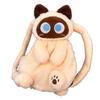 Backpack School Satchel Travel Bag Handbag Soft Cartoon Cat-Shaped for Women Work And