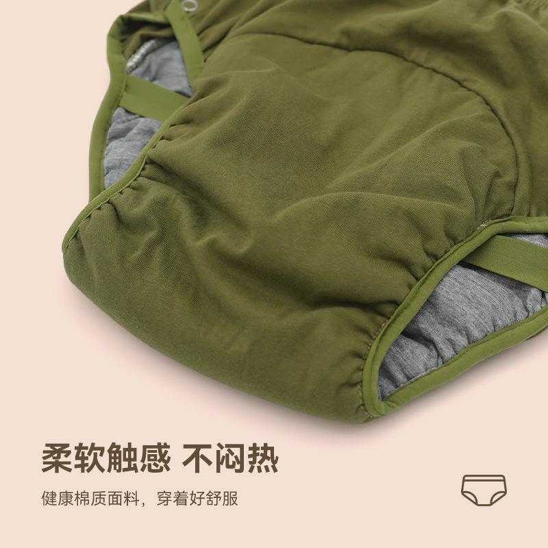 Reusable Washable Adult Incontinence Pants Pure Cotton Waterproof Leakproof Diaper Cover Briefs