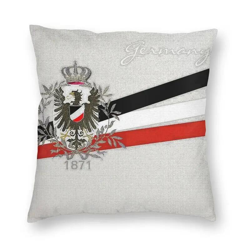 German Eagle And Iron Cross Of Prussia Pillow Cover Home Decor Kingdom of Prussia Flag Emblem Cushion Cover Throw Pillow for Car
