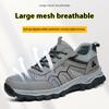 summer breathable safety shoes mesh work shoes men lightweight safety sneaker for men women industrial steel toe safety boots