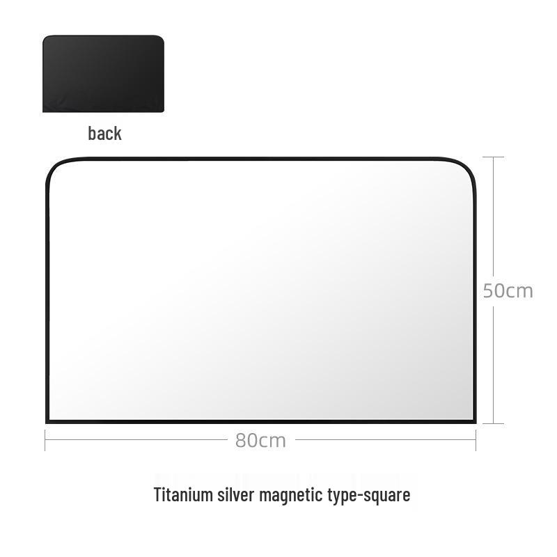 Magnetic Car Sunshade & Privacy Curtain - Heat Insulation, Light Blocking Visor and Side Shield