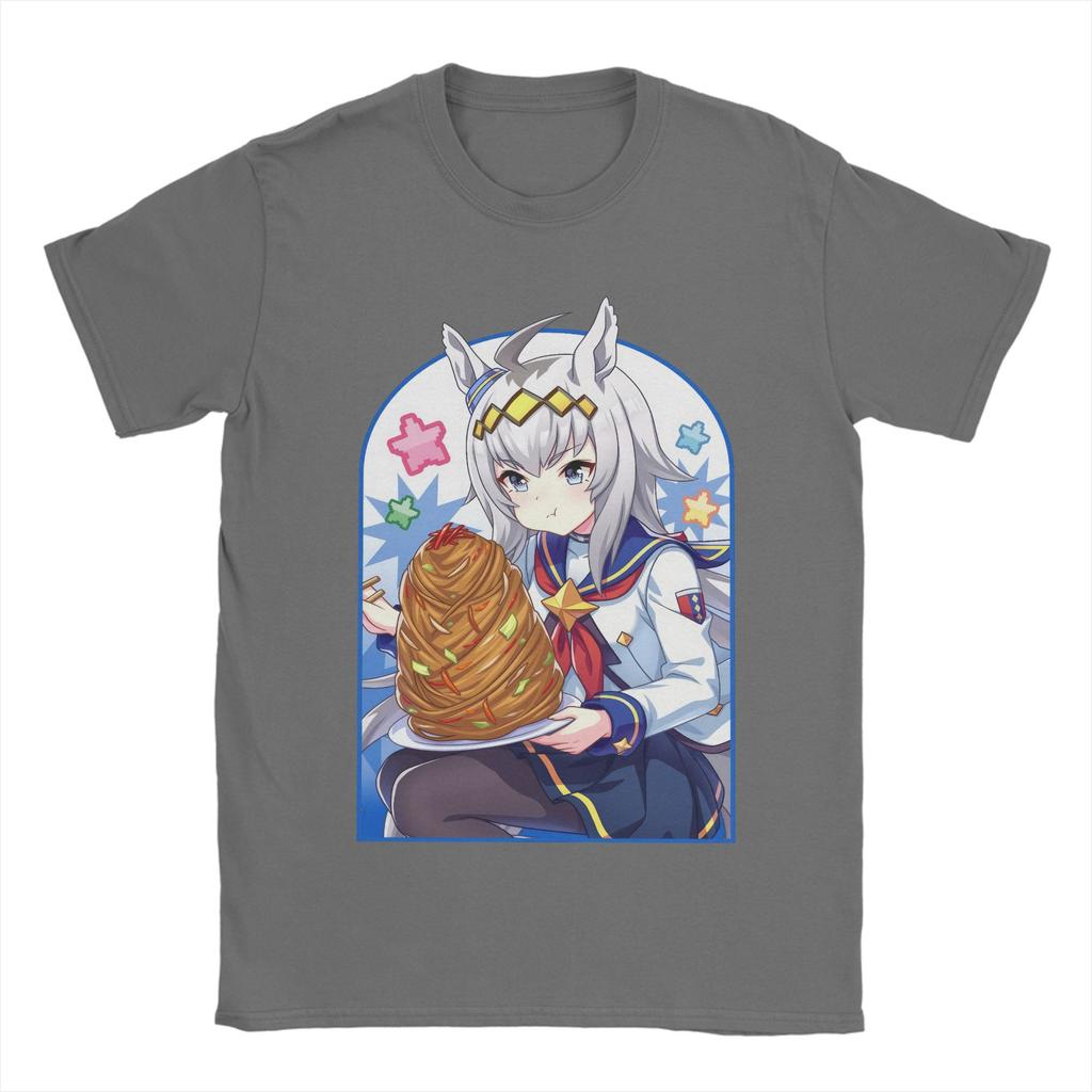 Men's T-Shirts Anime Uma Musume Pretty Derby Fashion Cotton Tee Shirt Short Sleeve  T Shirt Crewneck Clothes Summer