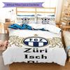 FC Luzern  Pattern Bedding Quilt Set Quilt Cover Pillowcase Home Decoration Birthday Gift (1 * duvet cover + 2 * pillowcase, without core)