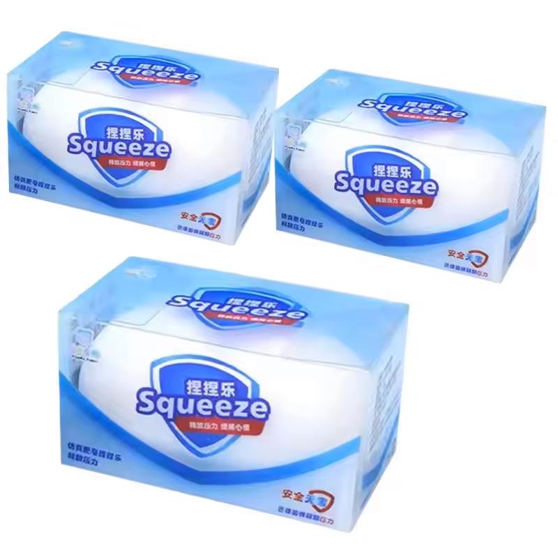 Nieuwe Populaire Knapperige Zeep Squishy, Langzaam Terugverende Fidget Speelgoed, Zacht Gesimuleerd Knijpspeelgoed, Angstverlichting & Stressverlichting Cadeauspeelgoed
