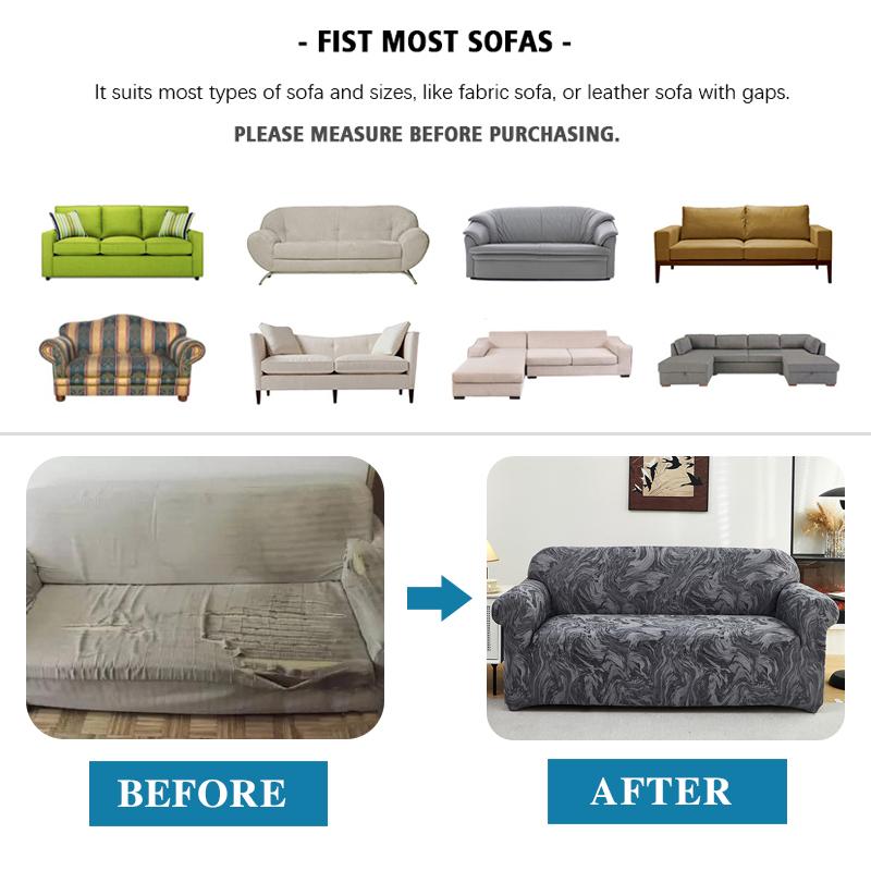 Stretch Sofa Slipcover Anti Dirty Spandex Couch Cover Furniture Protector Sofa Covers for Living Room Bedroom Office Home Decor
