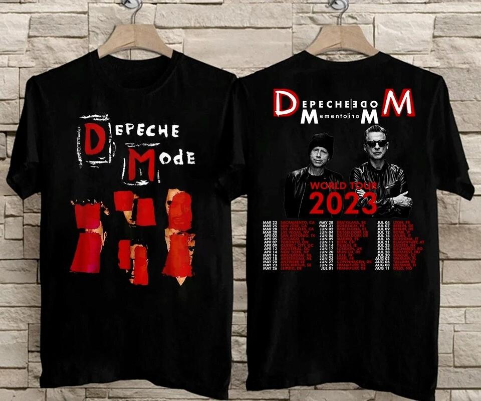

Depeche Mode Memento Mori World Tour 2023 Black All Size S to 5XL Shirt AH841 Unisex T-Shirt S