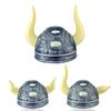 Roman Spartans Helmets Teens Adults Cosplay Enthusiasts Adjustable Roman Spartans Soldier Helmets Features Double Horn