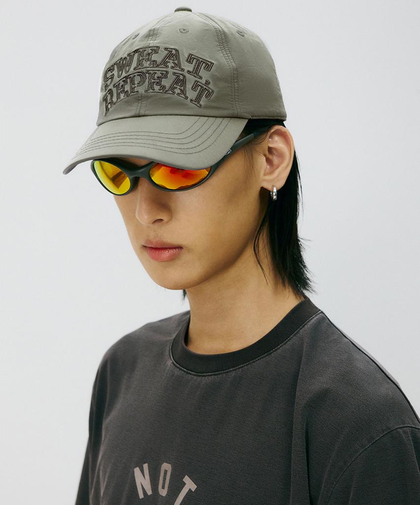 KALEG All Day Lettering Ball Cap (Soft Green)