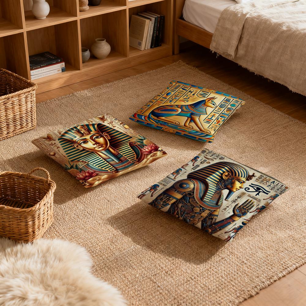Pillow Case luxurious home office, sofa decorative Multi sized car seat cushions, pillowcases Egyptian pyramid pharaohs