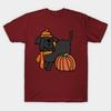 Happy Fall Season Cute Dog Scarf Hat Pumpkin T-Shirt
