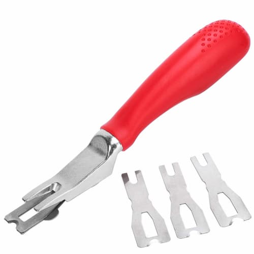 Mozart Trimming Knife with 3 Replacement Blades, Floor Welding and Skiving Kit, Non-Slip Wire Flooring Cutter, Welding Cutting, Floor Trimming Tool Fo