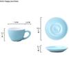 75 ml Espressotasse, verdickte Keramik-Kaffeetasse und Untertasse, kleine Milchteetassen, Teebecher, Büro-Kaffeetasse, Wassertassen, Milchbecher