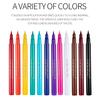 HANDAIYAN 12 Color Waterproof Eyeliner Gel Pencil Colorful White Yellow Blue Brown Eye Liner Pen Long-lasting Makeup