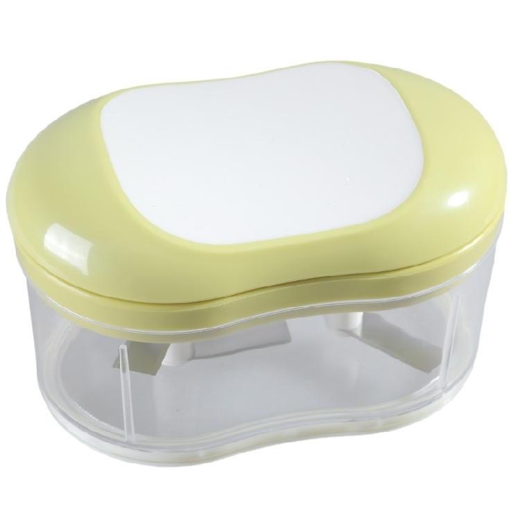 

Portable Handheld Chopper for Garlic and Vegetable Preparation Portable Food Processor Kitchen Cooking Accessory зелений