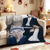 Rm Kim Namjoon Kpop Collage Print Flannel Blanket Soft Warm Throw Blanket For Living Room Bedroom Recliner Home Decor Holiday Gift
