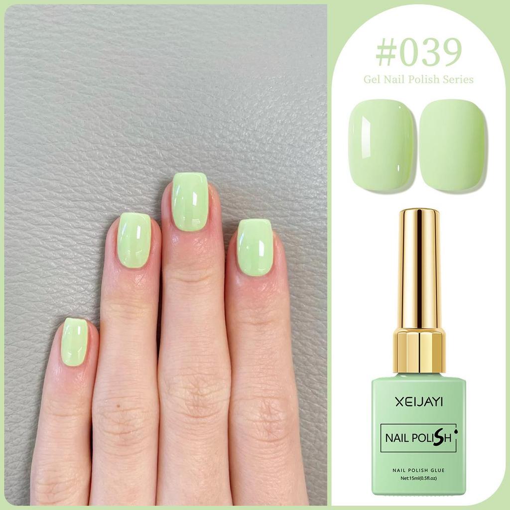 XEIJAYI 15ml Solid Color Nail Gel - 72 Color Options for Nail Art Salons