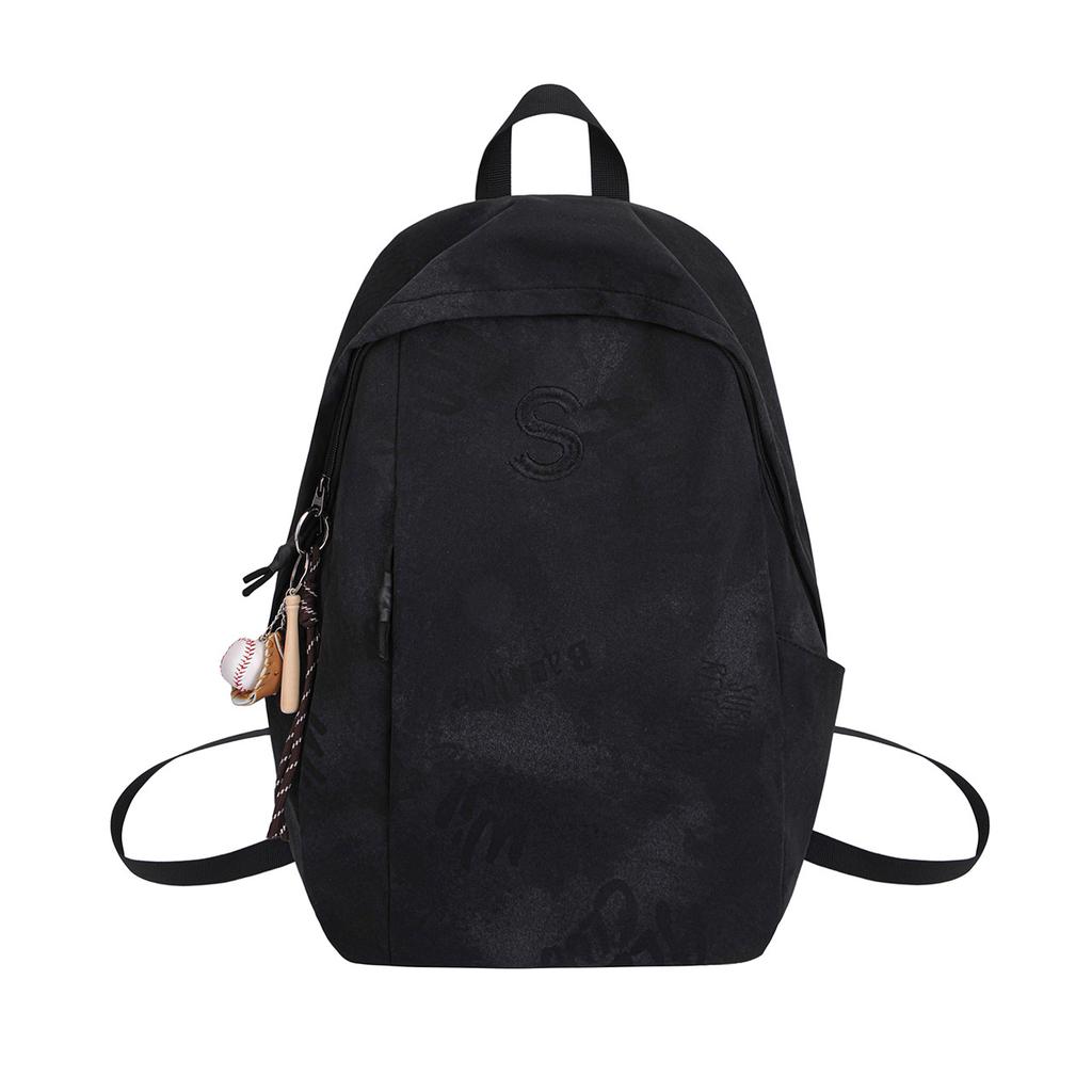 Schoolbag1011 New Large Capacity Casual Backpack Lightweight Fashion Embroidered School Bag College Student Junior High School Student Backpack