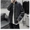 Casual Men'S Shirt Ins Trendy Loose And Versatile Plaid Long Sleeved Autumn Shirt Jacket