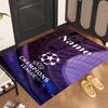 UEFA Champions (1) Personalized Name Office Carpet Stylish Decor for Living Room Bedroom Kitchen