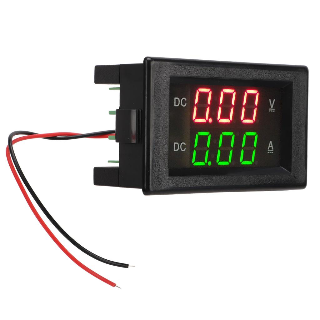 YB4835VA Digital Voltmeter Ammeter DC 600V 100A Decimal Point Automatic Shift Dual Display Current Voltmeter