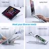 Aluminum Alloy Laptop Holder Stand Adjustable Foldable Portable for Notebook Computer Bracket Lifting Cooling Holder Non-slip