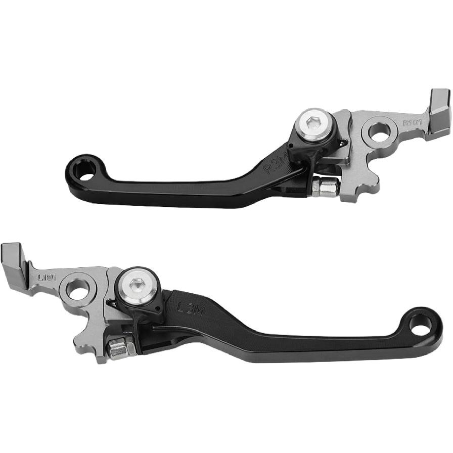Electric Dirt Bike Brake Clutch Lever Foldable CNC Pivot Folding for Tuttio Tutti Tutto Soleil 01 Ebike Blcak