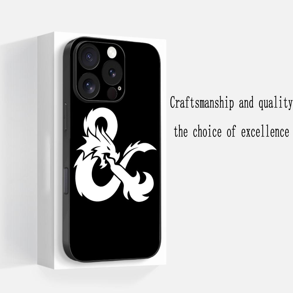 

Dungeons Dragons dnd classic game Phone Case For iPhone 17 16 e 15 14 13 12 Plus Mini Pro Max Soft black Shockproof Cover iPhone 13 Pro Max