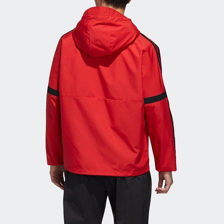 Adidas Sweatshirts Men's Energy Red Hooded Moderate Regular GF4047