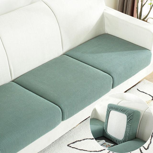 Thickened Plush-touch Sofa Cushion Cover Elastic All -Inclusive Living Room Sofa Cover Removable And Machine Washable Furniture Protective