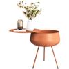 Bedside table bedroom storage cabinet home furniture  luxury Round small Side tables nordic Corner coffee Desk Gold end table