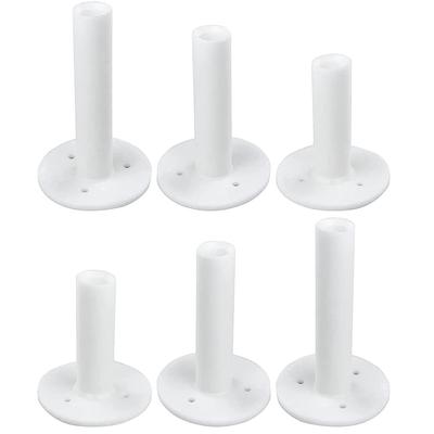 6 Pcs Golf Rubber Driving Range Tees Mixed Size Available for Golf Practicing
