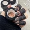 1/2 Piezas 4.5M Cinta Protectora para Dedos de Uñas Anti UV/Led Desgaste Herramientas de Manicura Envoltura Transpirable Cinta Autoadhesiva Suministro para Uñas
