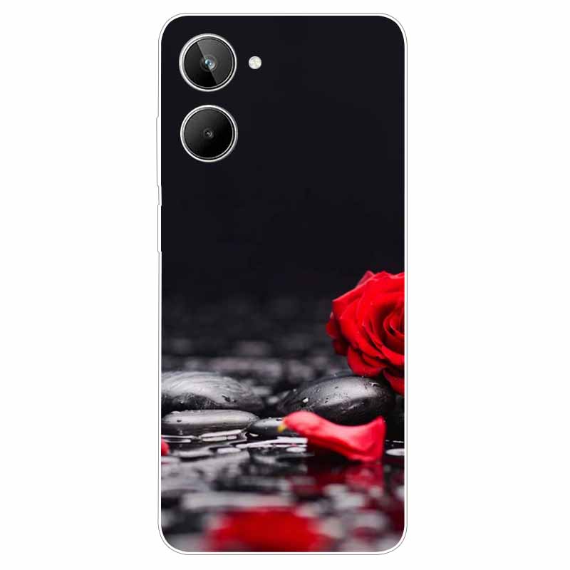 For Realme 10 4G Case 6.4'' Soft TPU Cats Lions Protection Silicone Phone Covers for Realme 10 Case 2022 Clear Realme10 RMX3630